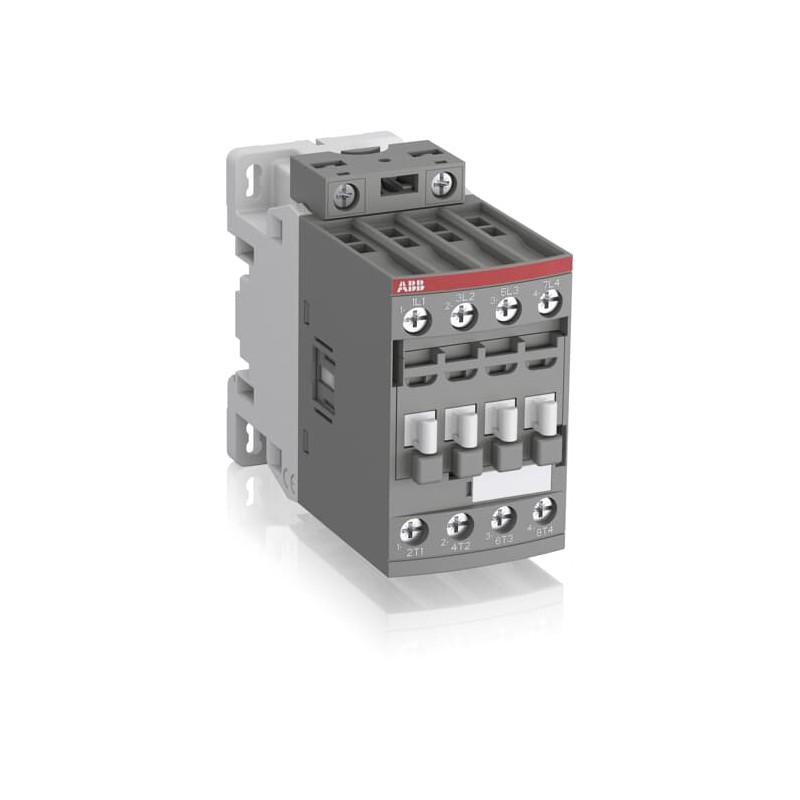 ABB 1SBL296201R2100 4-Pole Contactor AF38Z-40-00-21, 24-60V AC/DC