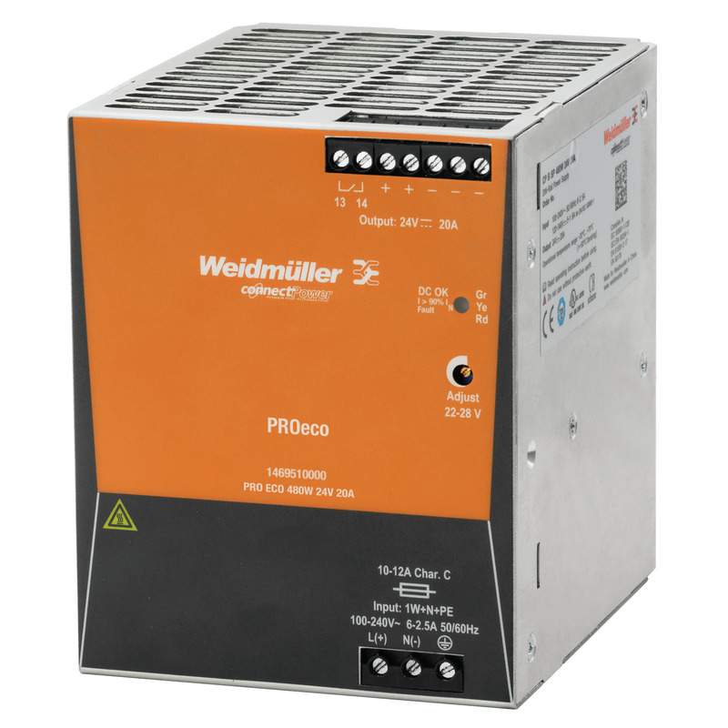 1469510000 Weidmuller - PRO ECO 480W 24V 20A