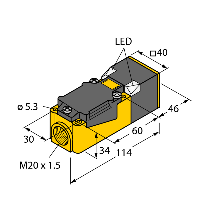 4280800 Turck - NI40U-CP40-FDZ30X2